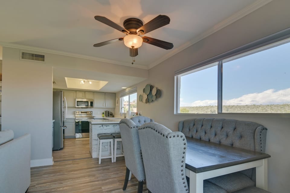 Dining Area | Dishware Provided | Central Heat & A/C