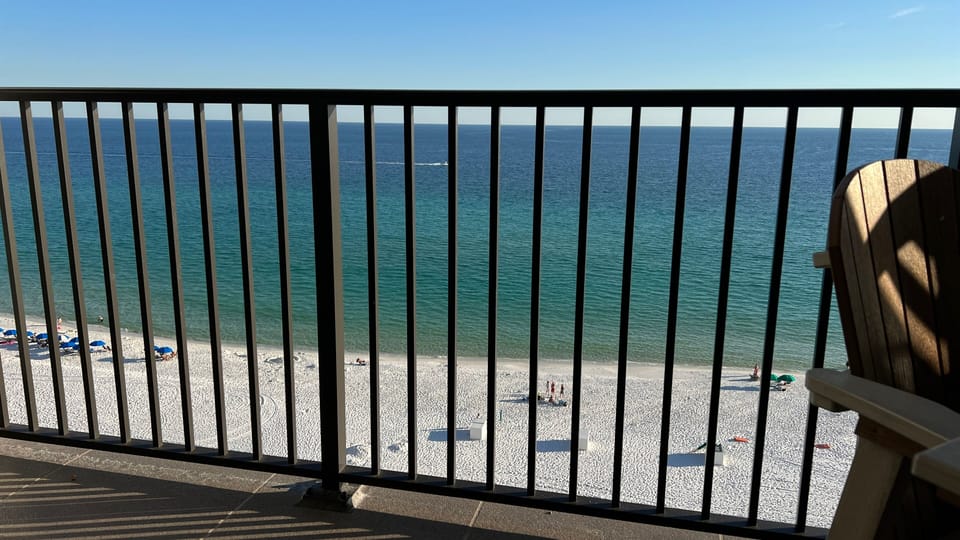 Beach View from Balcony