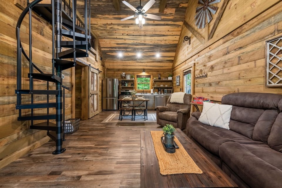 Your View as You Enter the Cabin