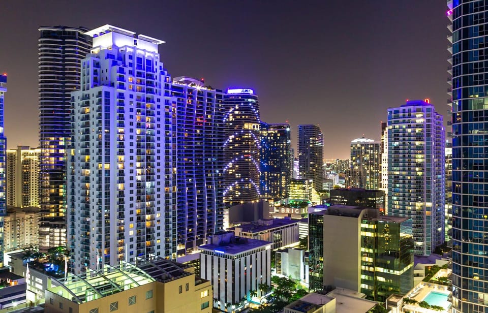 City view from balcony