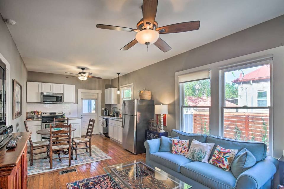 Open Concept with Living Room and Kitchen 
