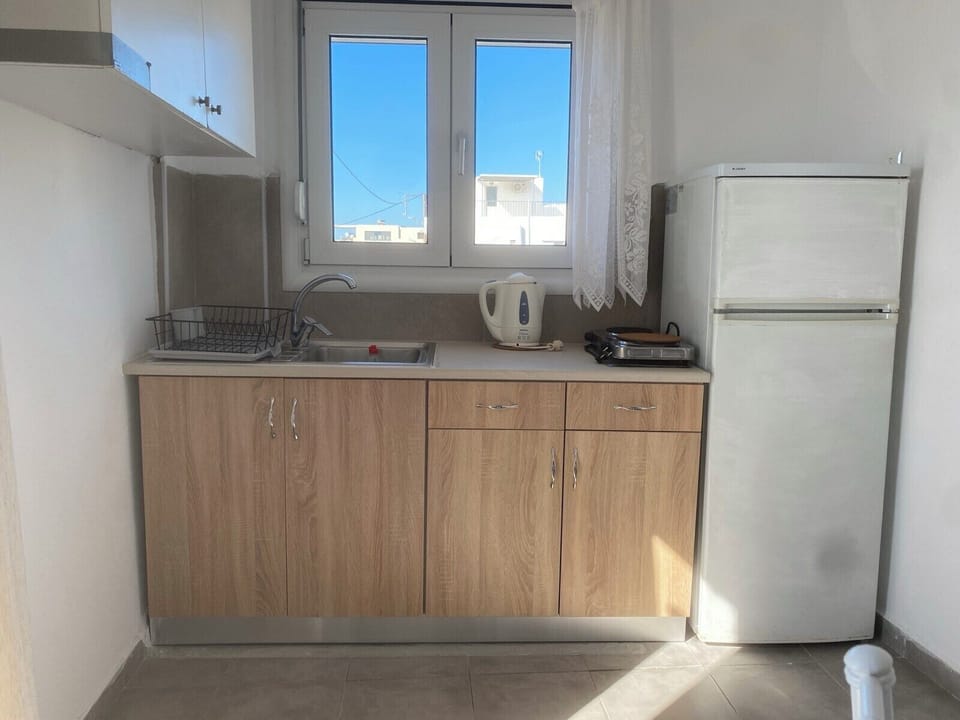 Apartment, 1 Bedroom | Private kitchen | Fridge, stovetop, coffee/tea maker, electric kettle