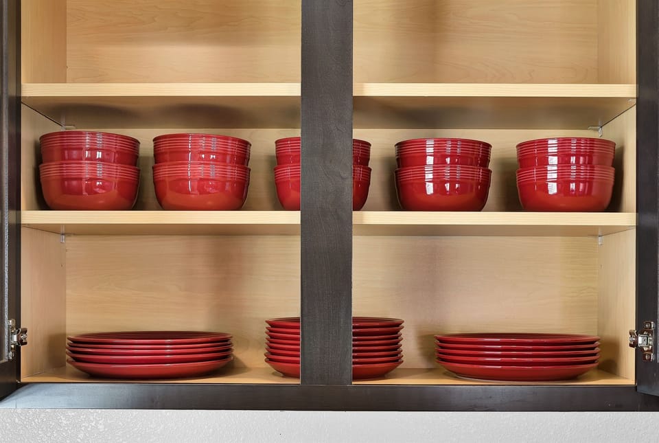 Red Room Kitchen Dishes