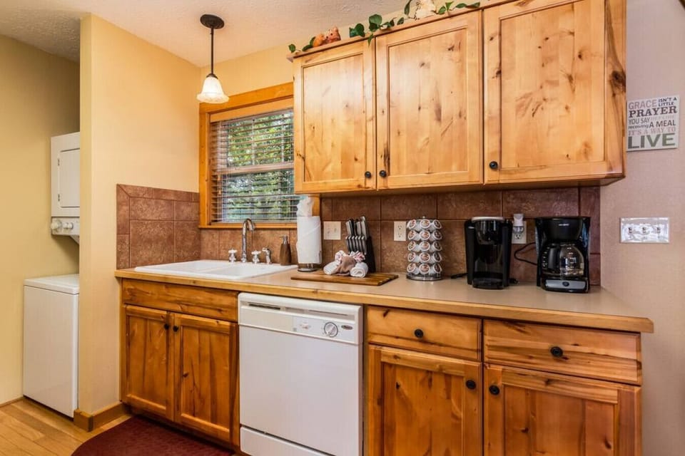 Fully stocked kitchen