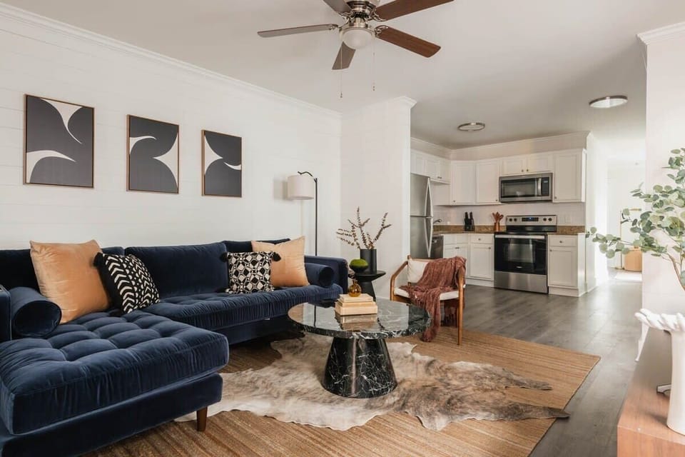 Living room #1 with a smart TV! 