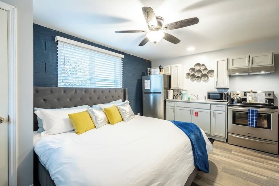 Wake up to natural light and everything you need within reach.