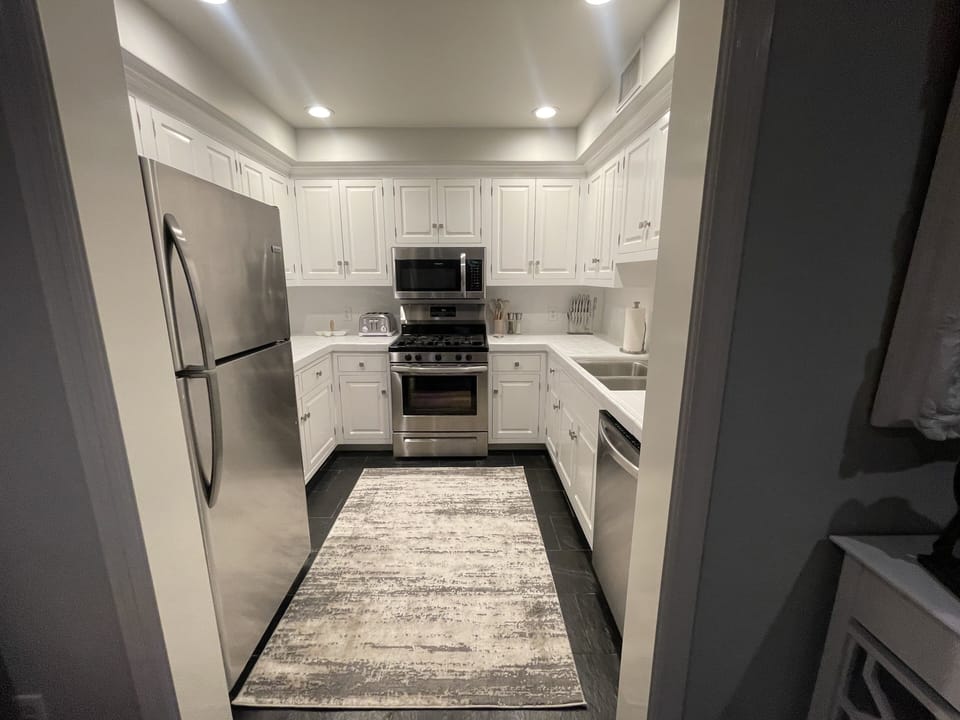 Fully stocked kitchen 