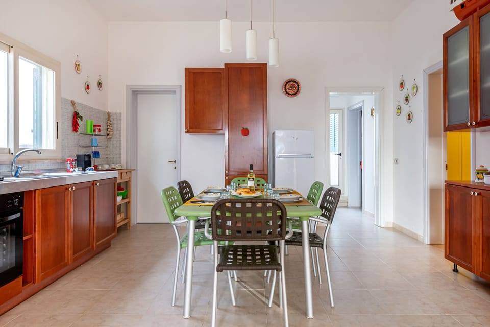 Kitchen and dining area