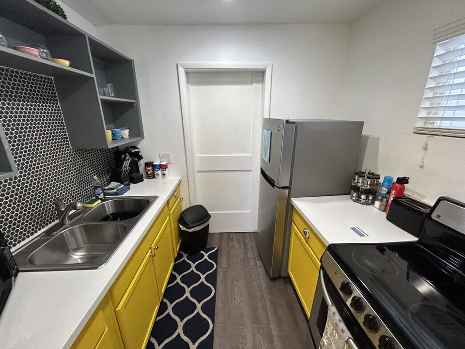 Everything is here to cook instead of eating out.