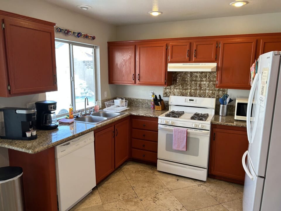 Large kitchen.