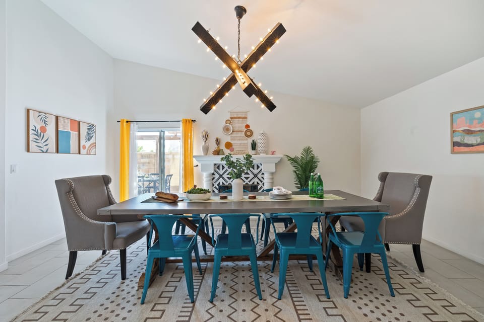 Chic, curated design throughout the home.