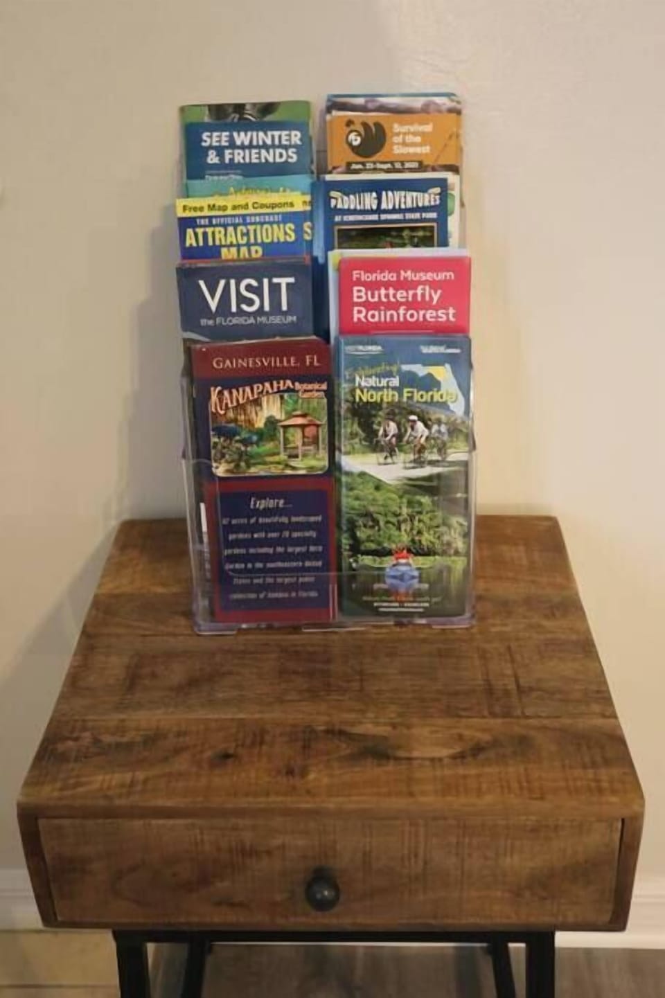 We believe the small details make a big difference. This welcoming corner features a sleek wood console table, calming abstract art, and a vibrant snake plant to bring a touch of nature indoors.