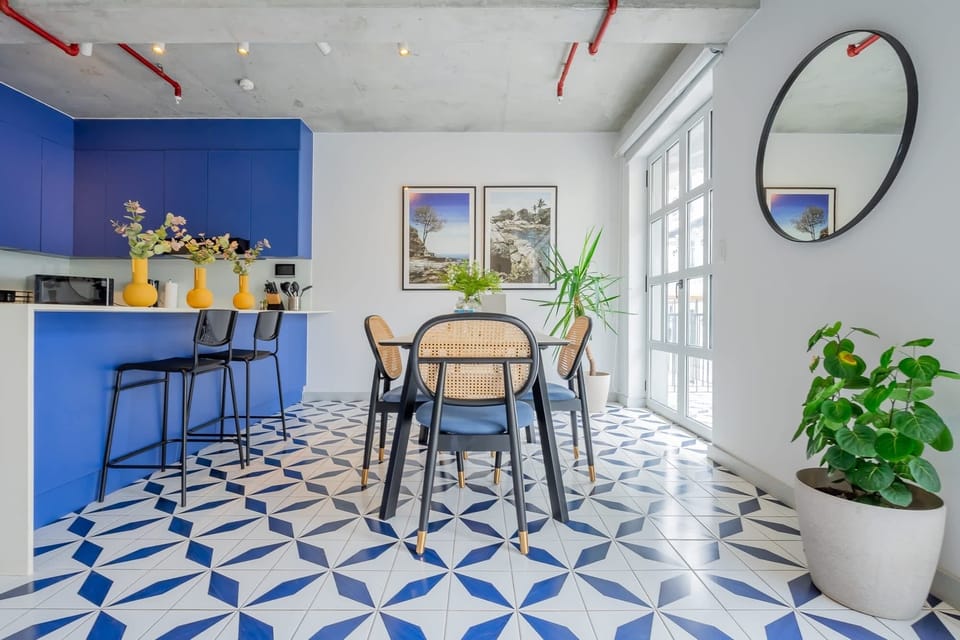 Open dining room