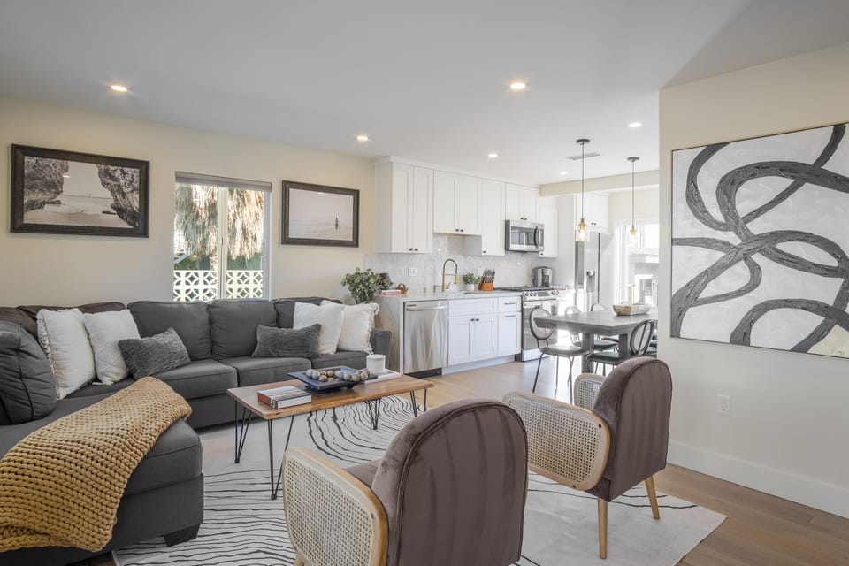Family Room and Kitchen w/ open layout