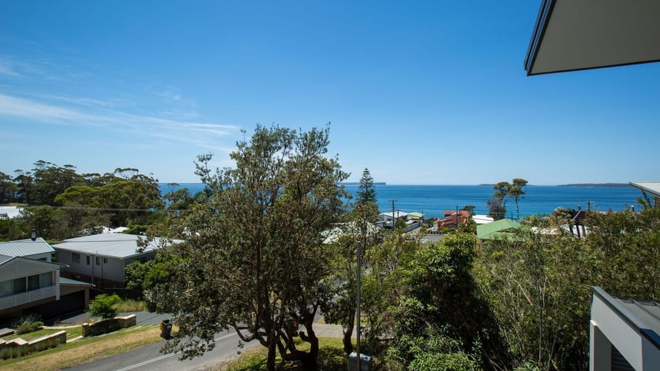 Beach views from hyams beach accommodation balcony