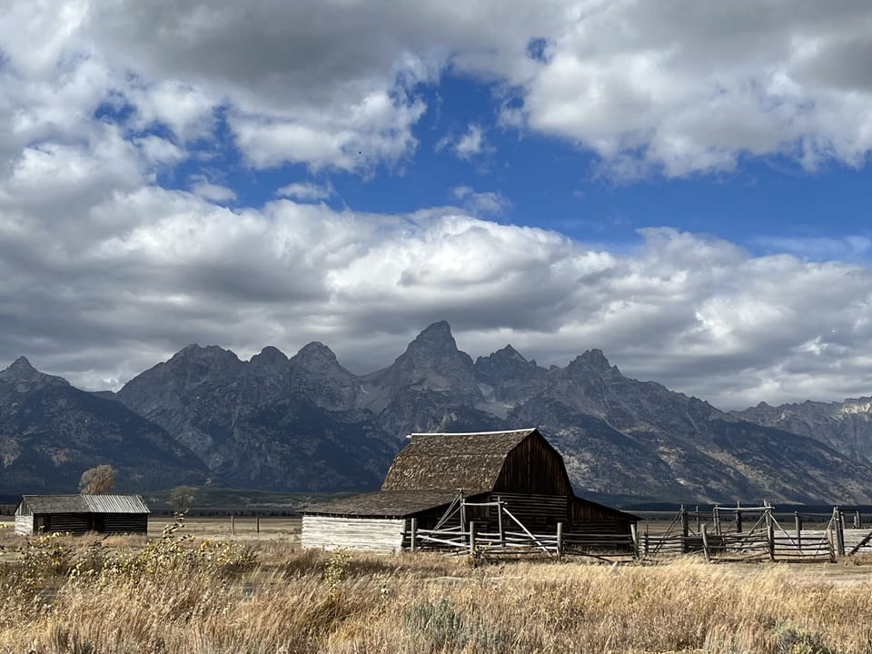 Grand Teton National Park is just 55 miles away 