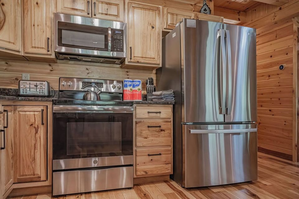 Stove, oven, refrigerator, microwave