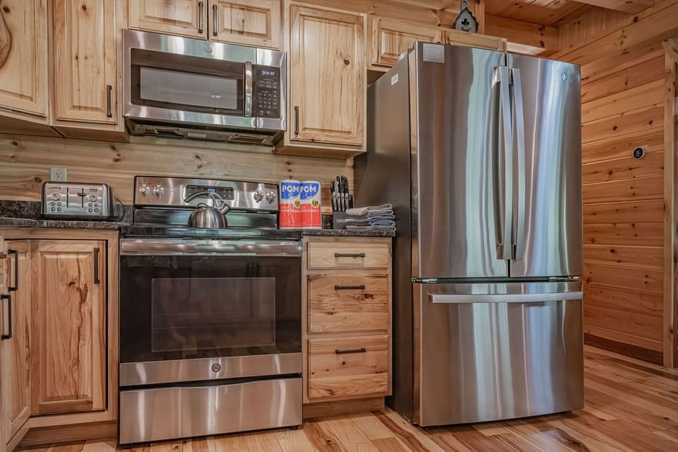 Stove, oven, refrigerator, microwave