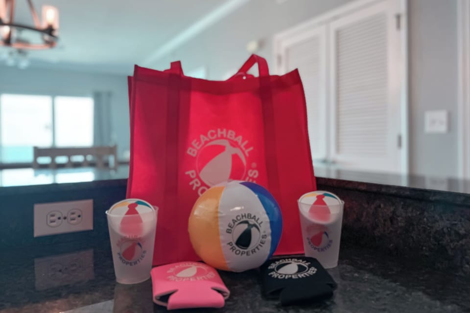 Beachball swag bag!