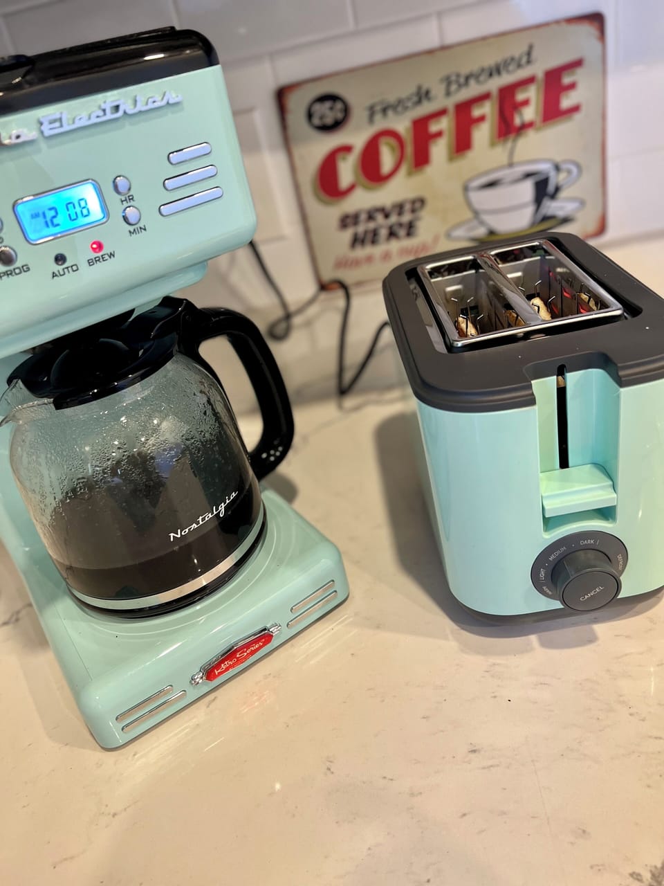 Variety of complimentary coffees & teas available 
