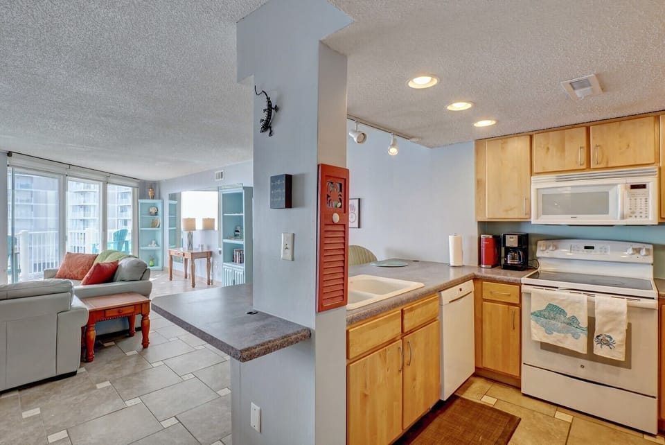 Kitchen/Living Room View