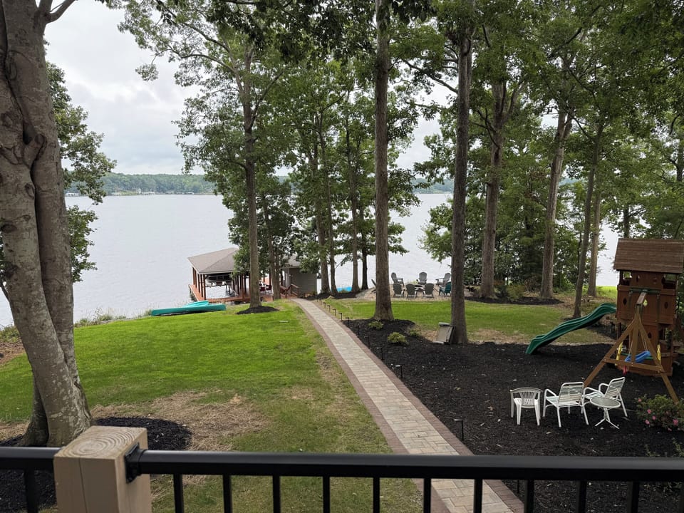 view from the deck