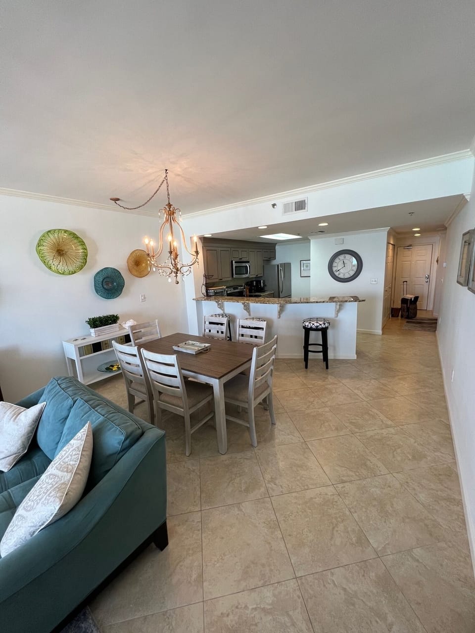 View of kitchen from Living Area 