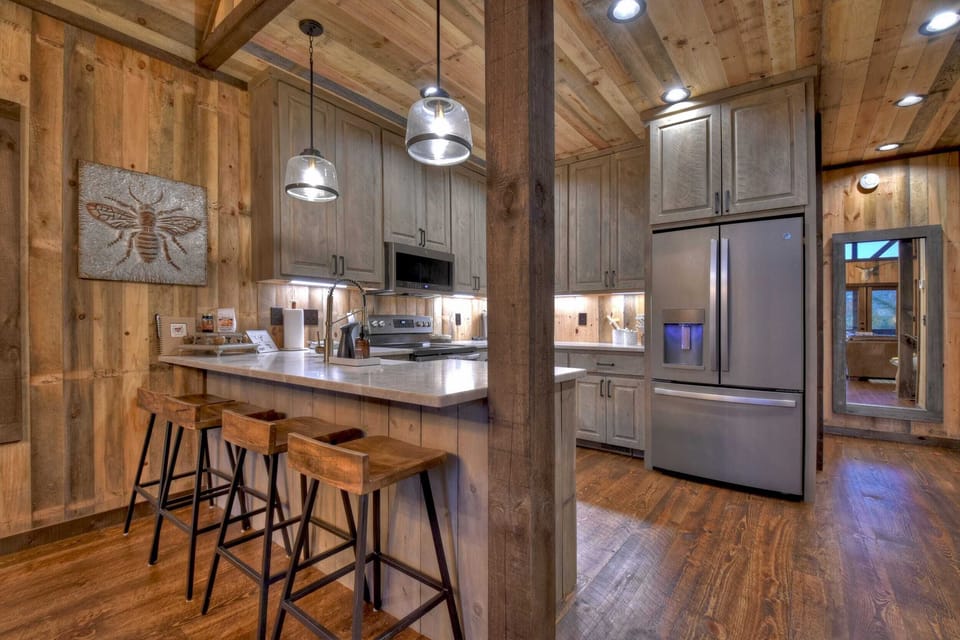 Fully stocked kitchen