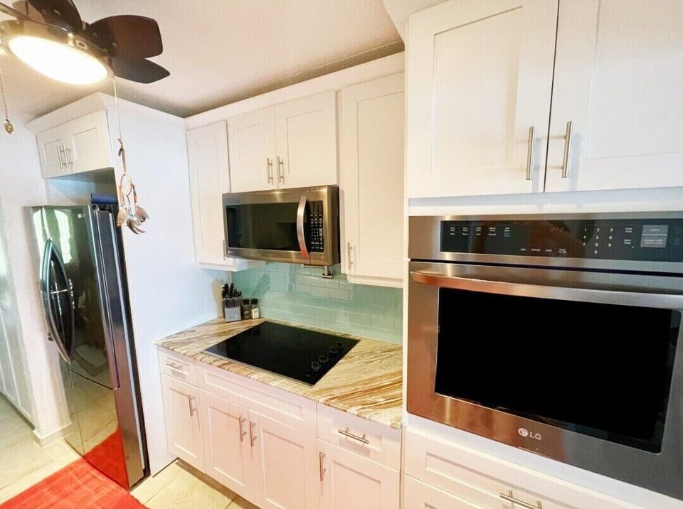 A fully equipped kitchen if you choose to dine at home.