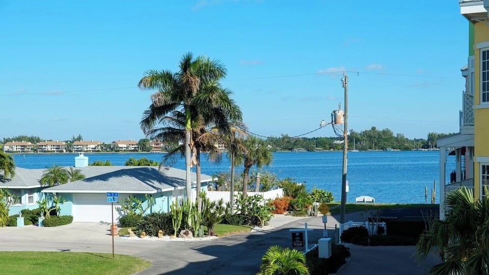 Balcony View of the Bay from Dining Room