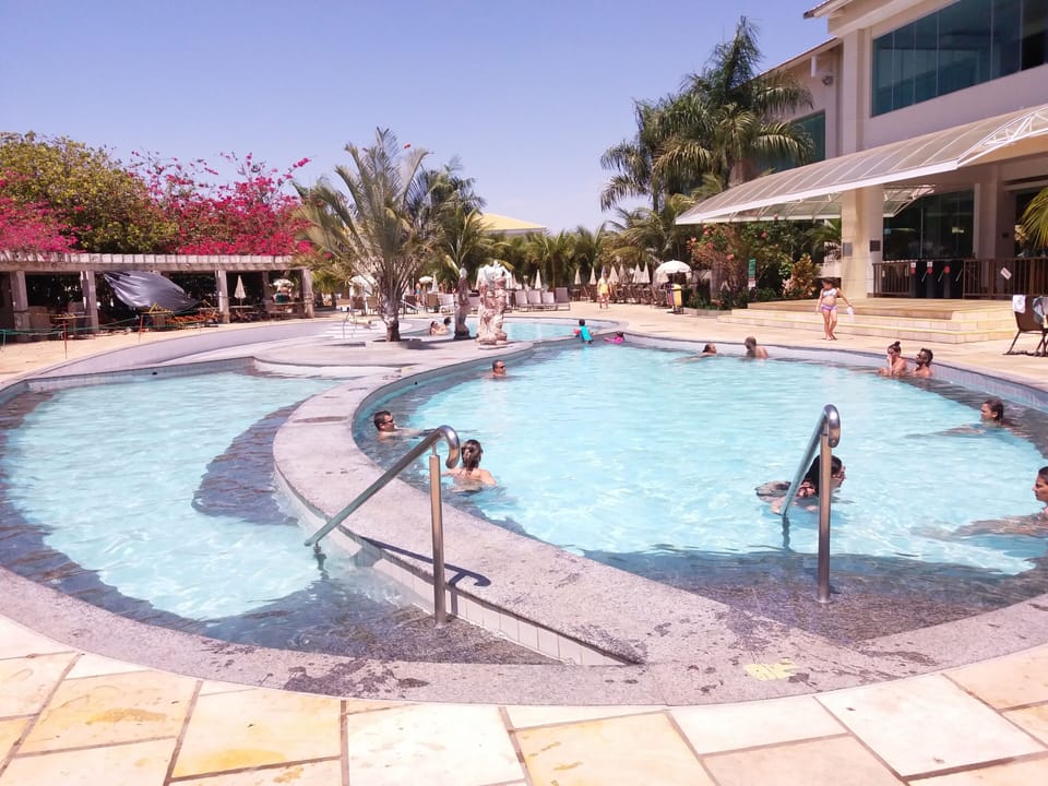 15 outdoor pools, pool umbrellas, sun loungers