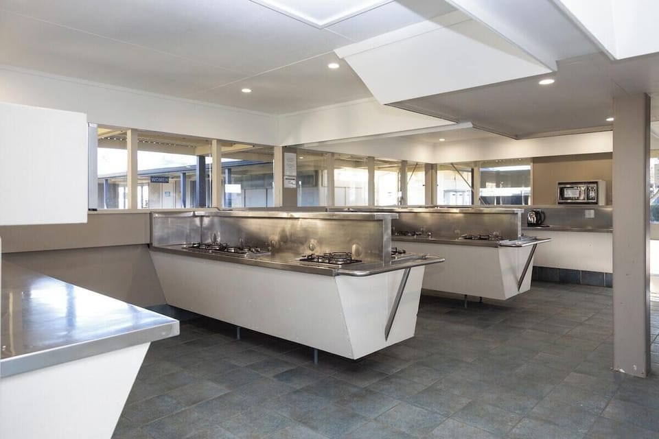 Shared fridge, microwave, toaster, highchair