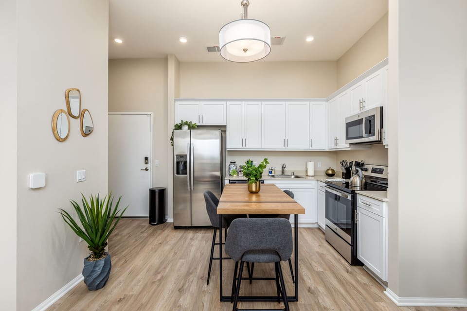 Gorgeous kitchen with custom cabinetry and high-end finishes.