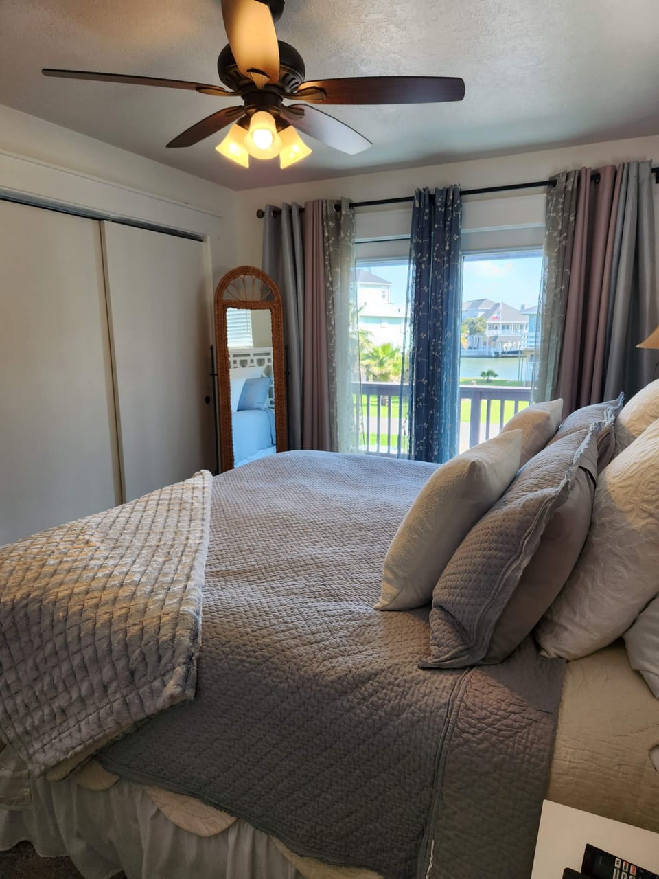 Primary Bedroom with access to the front deck