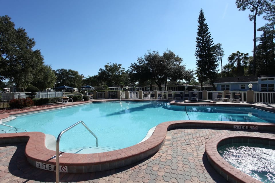 Seasonal outdoor pool