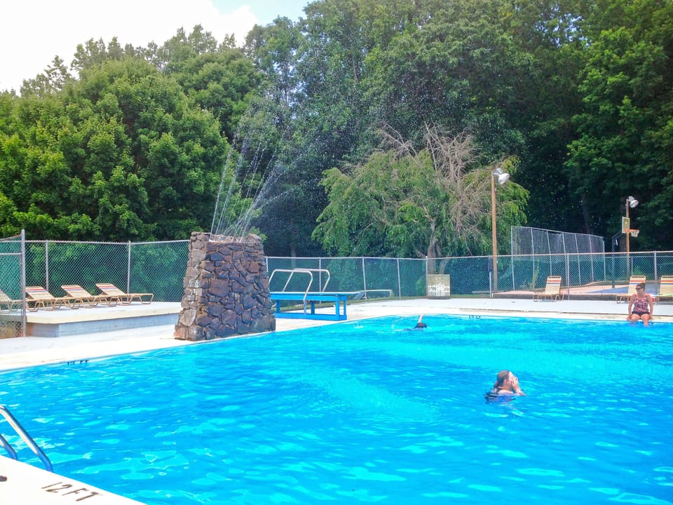 Seasonal outdoor pool