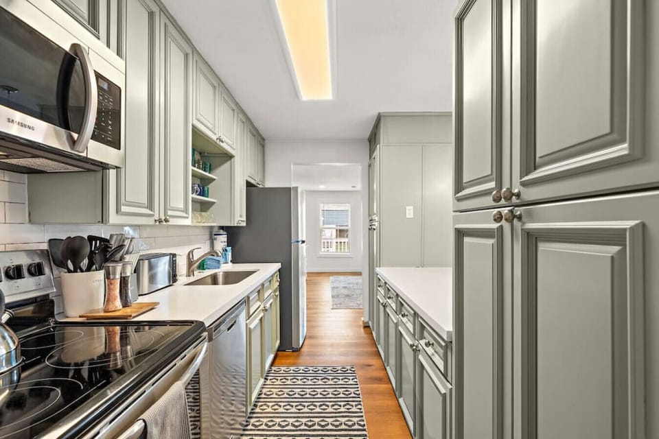 Whip up delicious meals in this charming kitchen