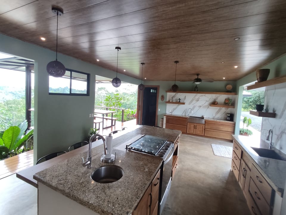 Kitchen island.