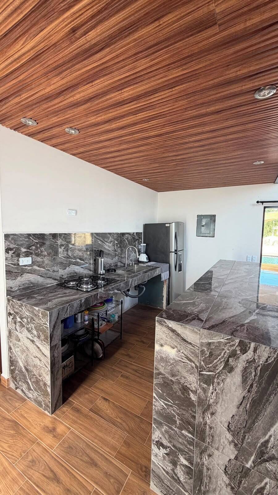 Standard Cabin, Pets Allowed | Private kitchen | Coffee/tea maker, full-size fridge, microwave, dishwasher