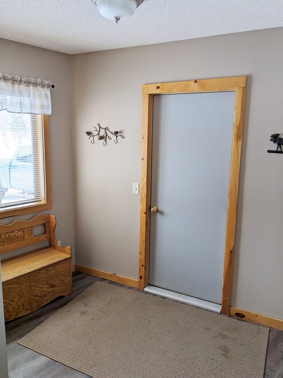 Garage entry mudroom