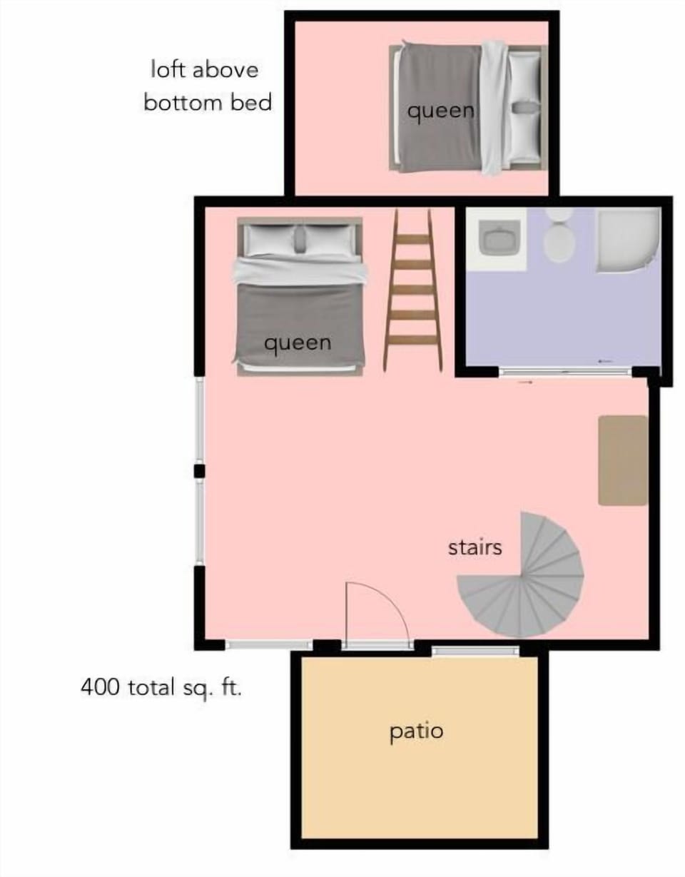 Condo, 1 Bedroom | Floor plan