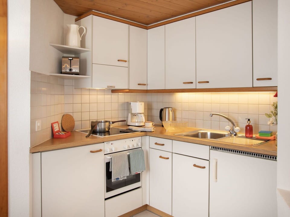 Kitchen, Countertop, Kitchen Appliance, Cabinetry, Major Appliance, Interior Design, Wood, Sink, Kitchen Sink, Plumbing Fixture