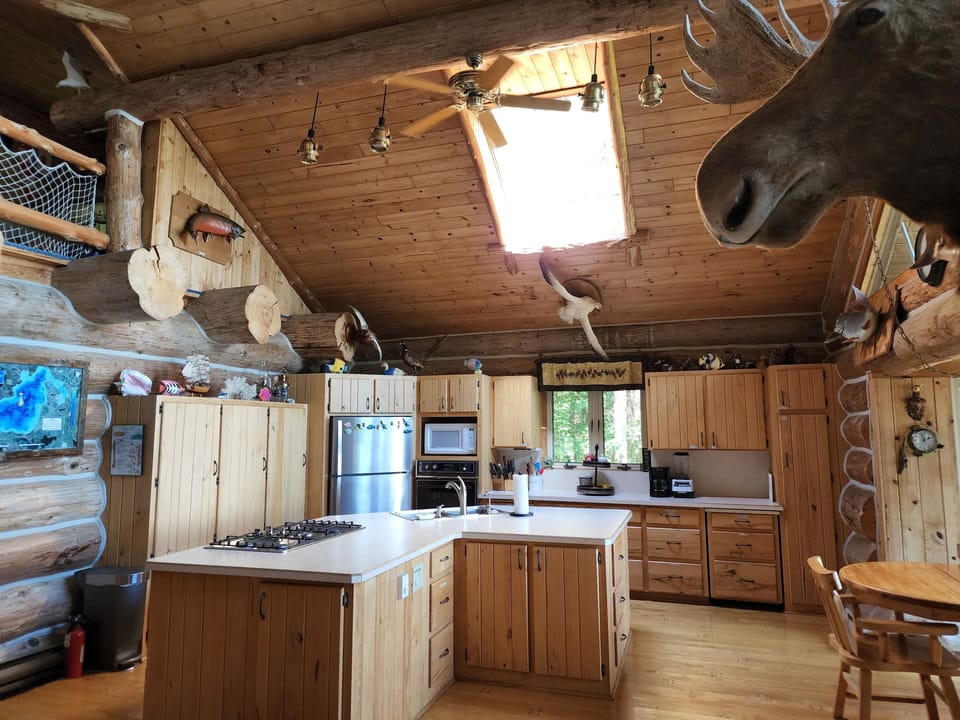 Everyone is welcome to meals at The Ten Mile Lake Family Lodge