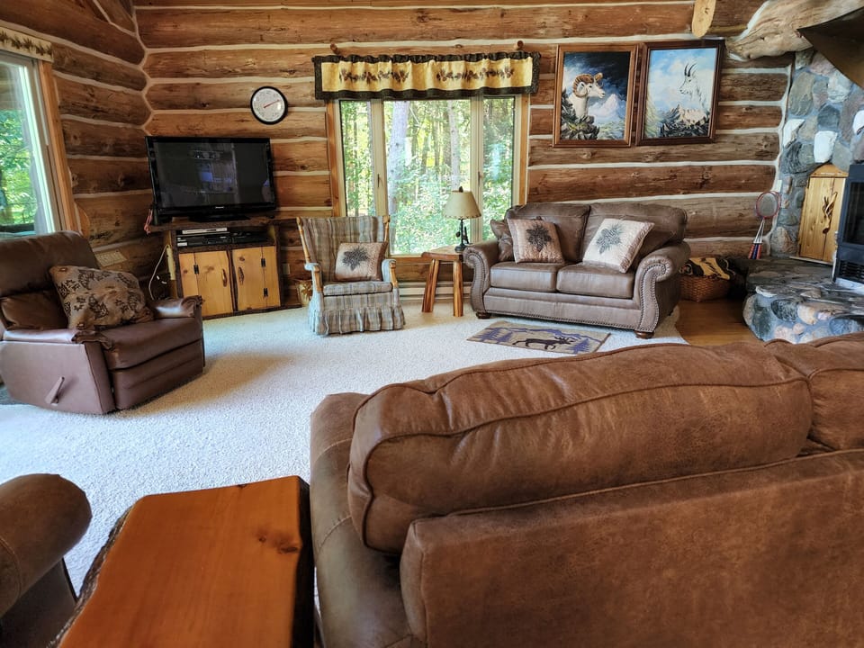 Spacious Living Room for family gathering.