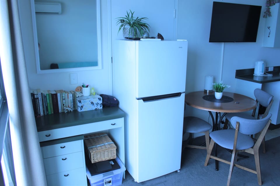 Workspace within the unit.