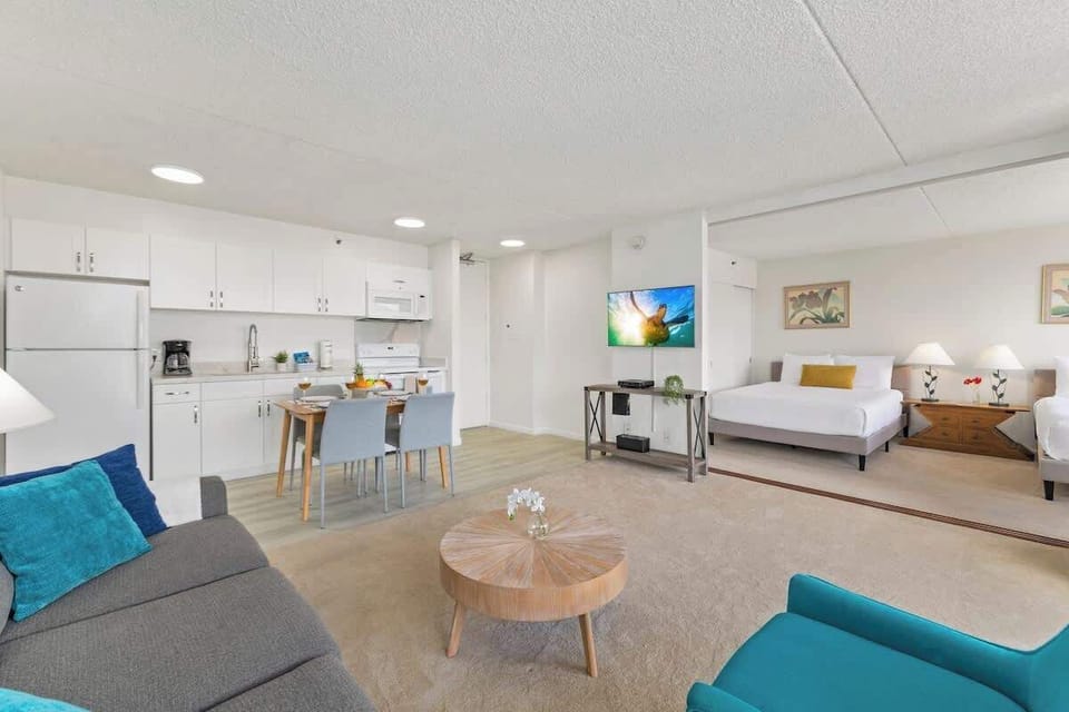 Living room and kitchen 