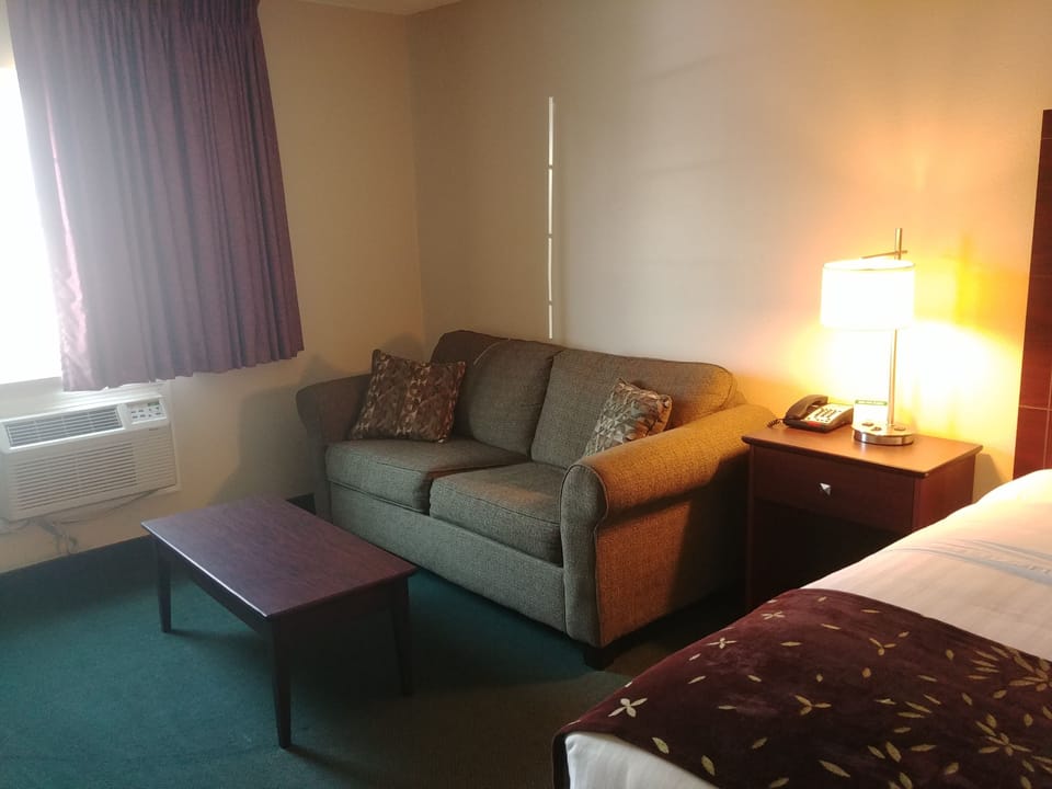 Suite, 1 King Bed, Non Smoking | Living area | TV