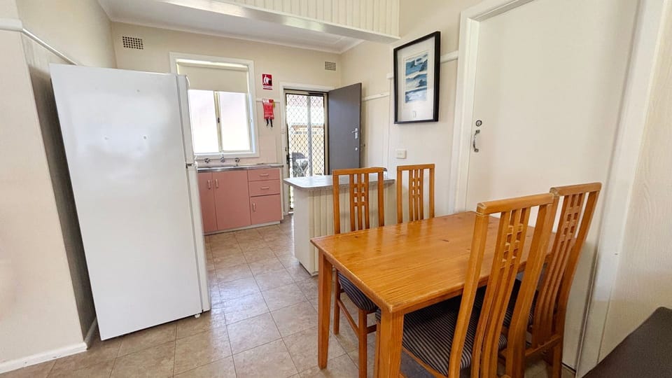Dining area and kitchen. 