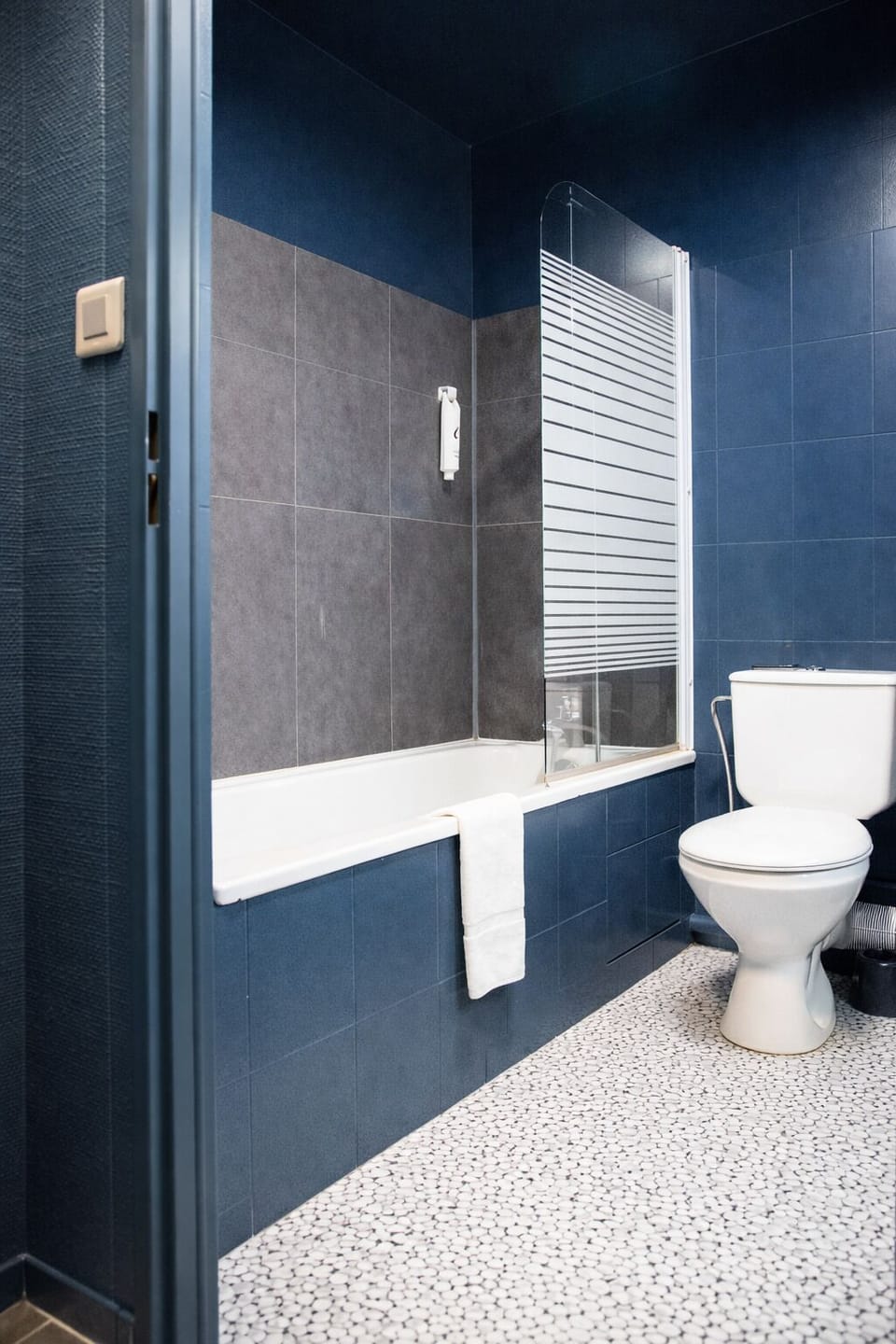 Free toiletries, hair dryer, towels, soap