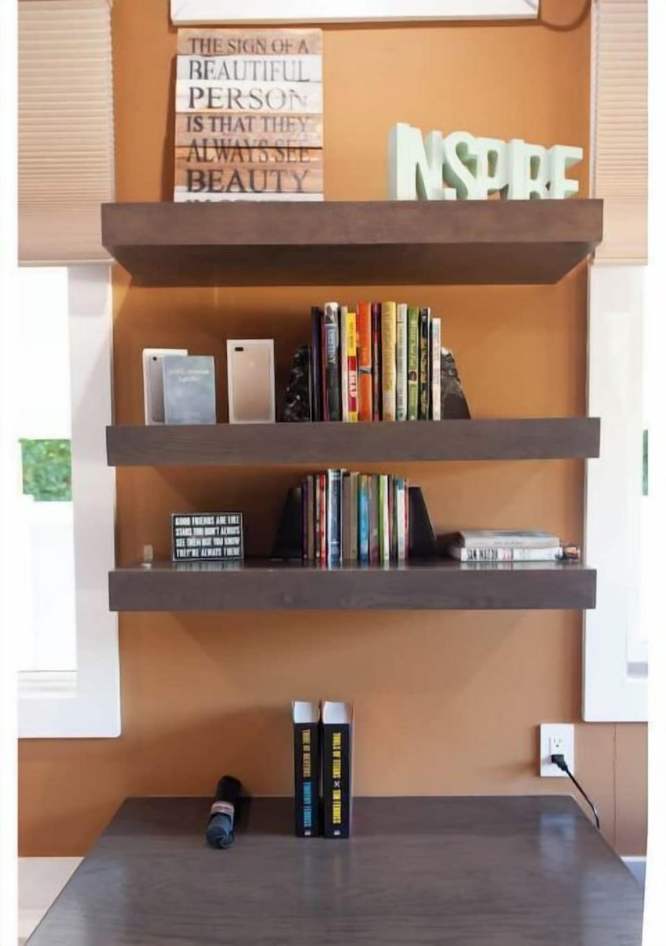 Handy storage and counter space everywhere, plus the all-important power points